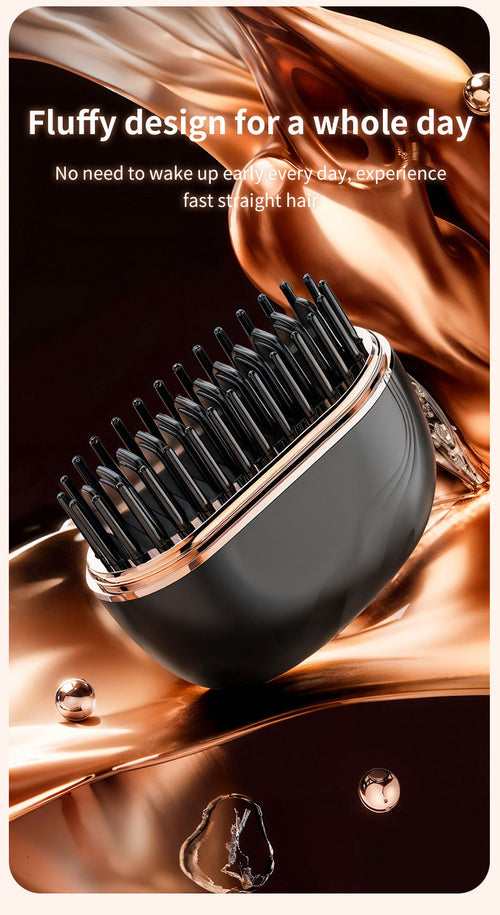 Portable Anti-Frizz Heating Brush